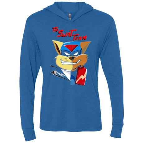 T-Shirts Vintage Royal / X-Small The Swat Team Triblend Long Sleeve Hoodie Tee