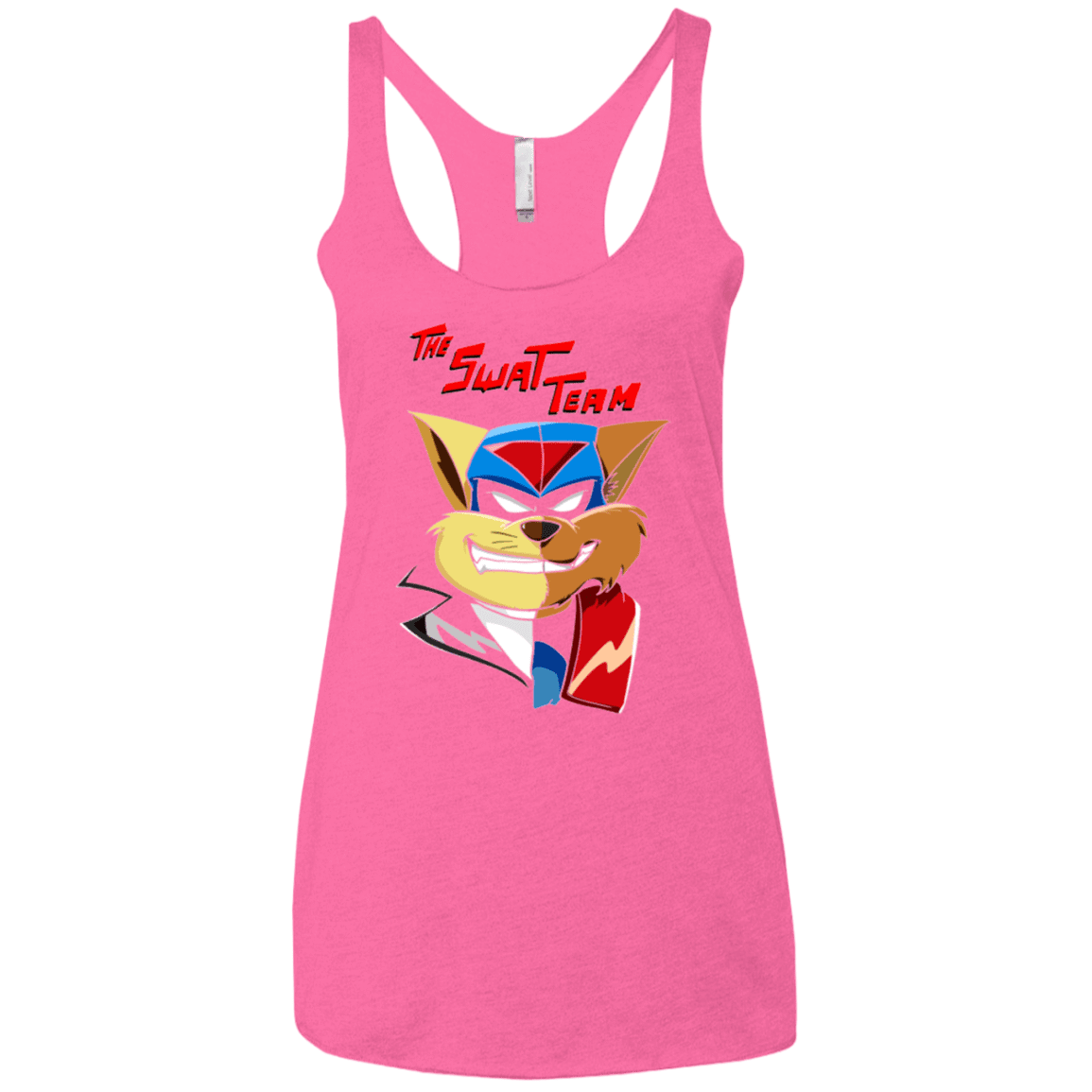T-Shirts Vintage Pink / X-Small The Swat Team Women's Triblend Racerback Tank