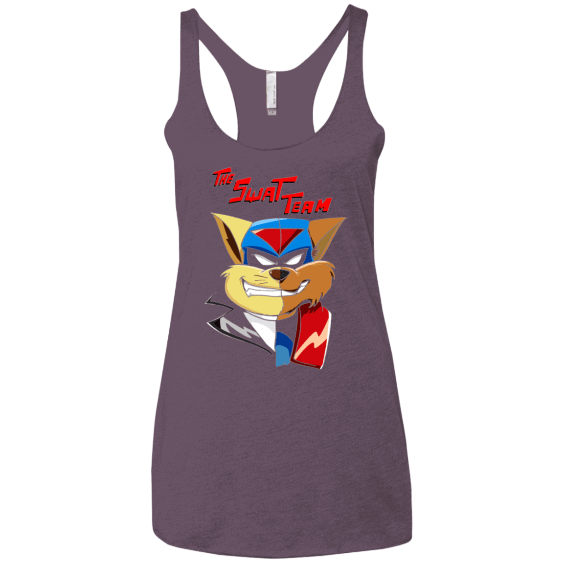 T-Shirts Vintage Purple / X-Small The Swat Team Women's Triblend Racerback Tank