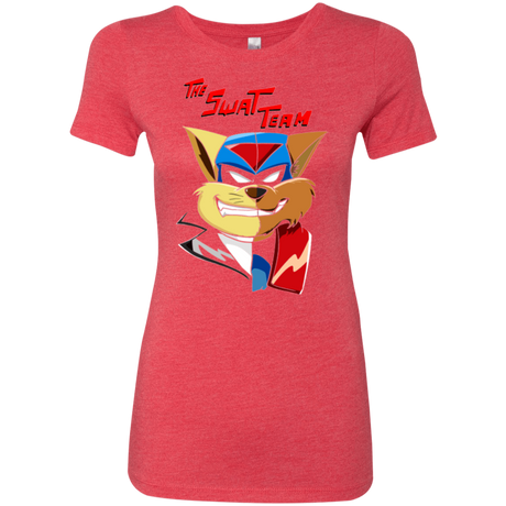 T-Shirts Vintage Red / Small The Swat Team Women's Triblend T-Shirt