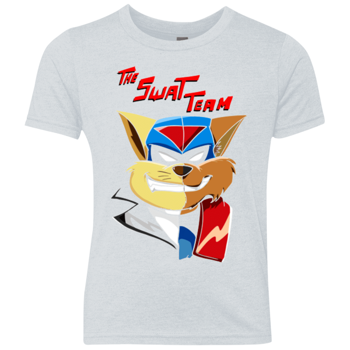 T-Shirts Heather White / YXS The Swat Team Youth Triblend T-Shirt