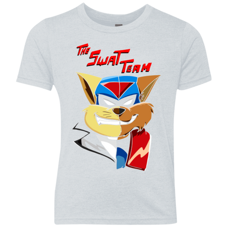 T-Shirts Heather White / YXS The Swat Team Youth Triblend T-Shirt