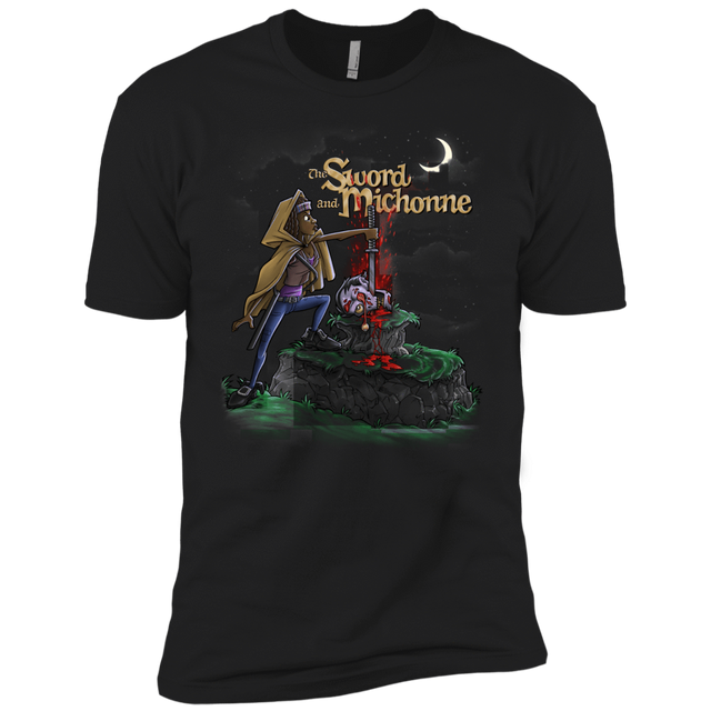 T-Shirts Black / YXS The Sword and Michonne Boys Premium T-Shirt