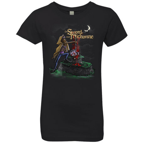 T-Shirts Black / YXS The Sword and Michonne Girls Premium T-Shirt
