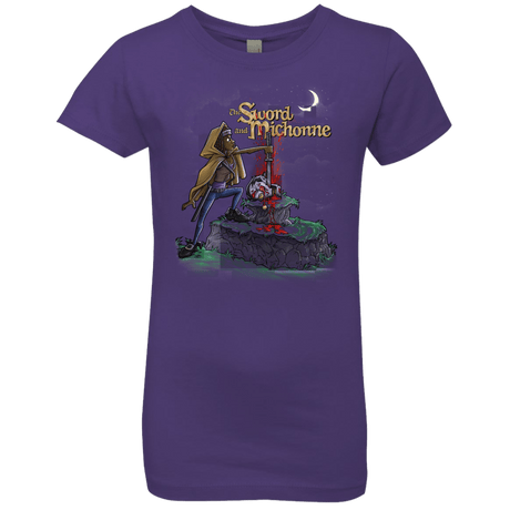T-Shirts Purple Rush / YXS The Sword and Michonne Girls Premium T-Shirt