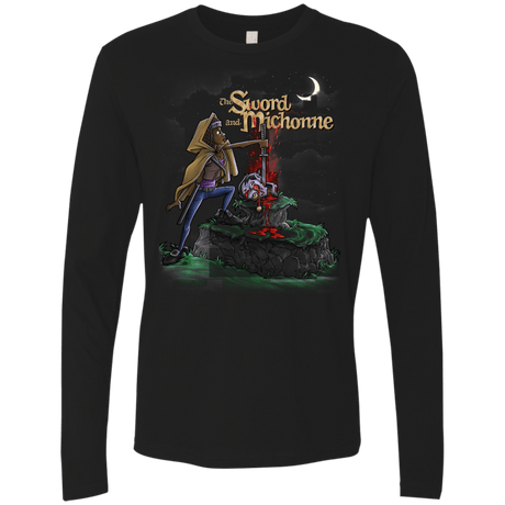T-Shirts Black / Small The Sword and Michonne Men's Premium Long Sleeve