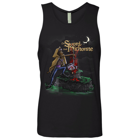 T-Shirts Black / Small The Sword and Michonne Men's Premium Tank Top