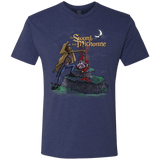 T-Shirts Vintage Navy / Small The Sword and Michonne Men's Triblend T-Shirt