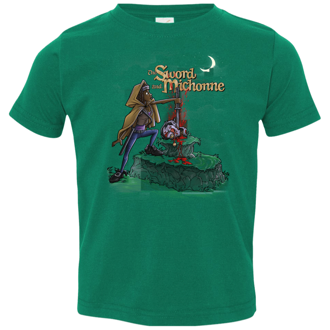 T-Shirts Kelly / 2T The Sword and Michonne Toddler Premium T-Shirt