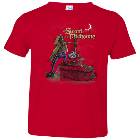 T-Shirts Red / 2T The Sword and Michonne Toddler Premium T-Shirt