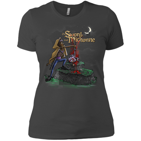 T-Shirts Heavy Metal / X-Small The Sword and Michonne Women's Premium T-Shirt