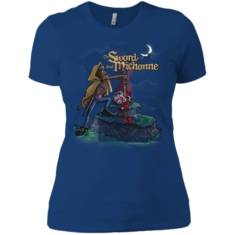 T-Shirts Royal / X-Small The Sword and Michonne Women's Premium T-Shirt