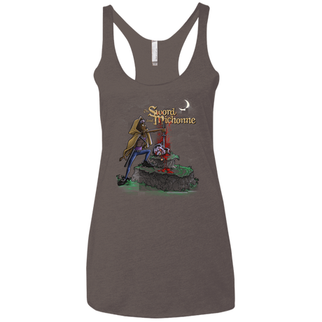 T-Shirts Macchiato / X-Small The Sword and Michonne Women's Triblend Racerback Tank