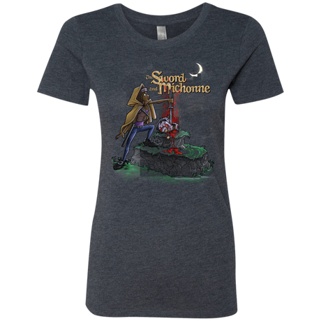 T-Shirts Vintage Navy / Small The Sword and Michonne Women's Triblend T-Shirt