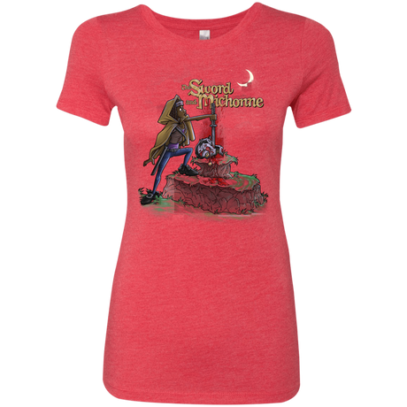 T-Shirts Vintage Red / Small The Sword and Michonne Women's Triblend T-Shirt