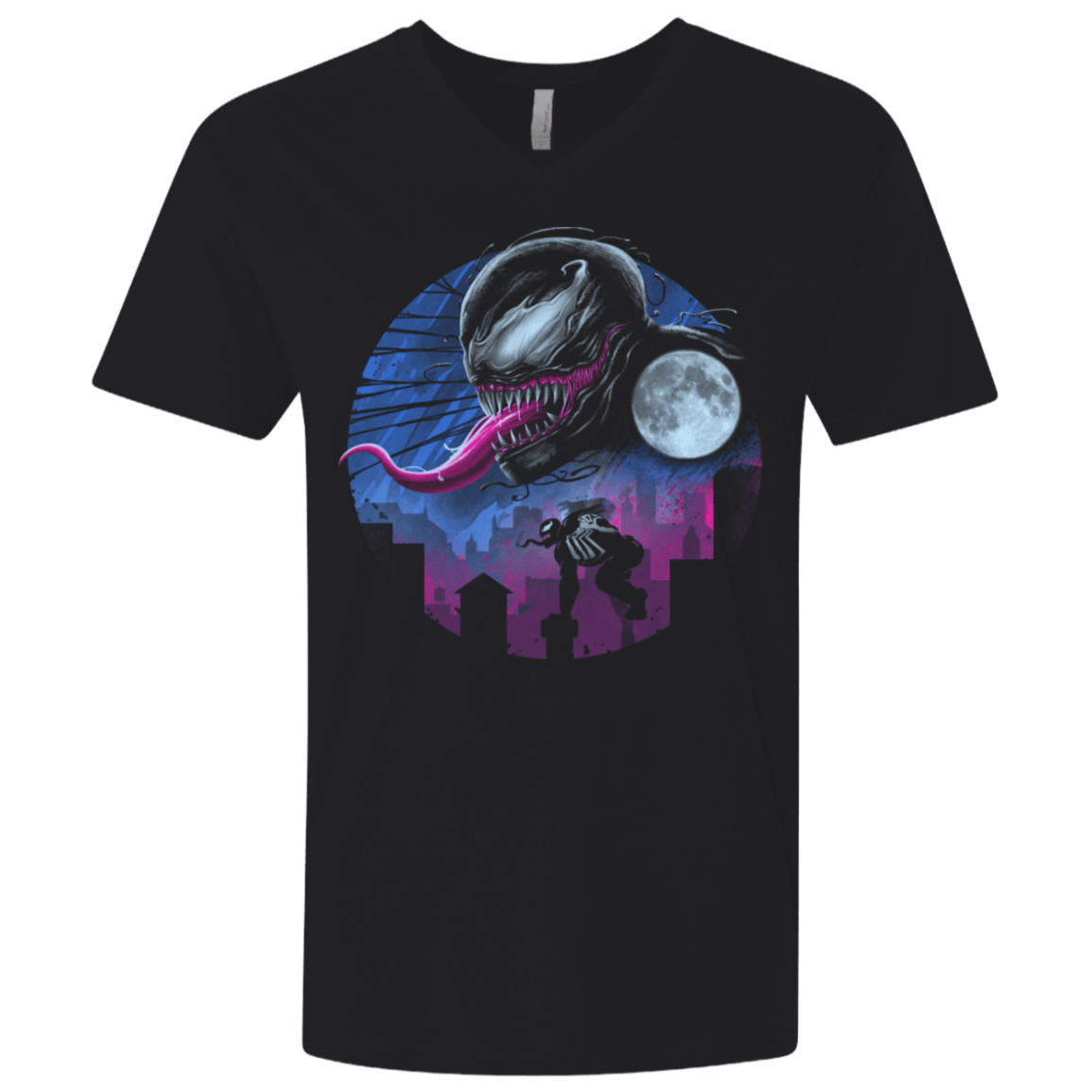 T-Shirts Black / X-Small The Symbiote Story Men's Premium V-Neck