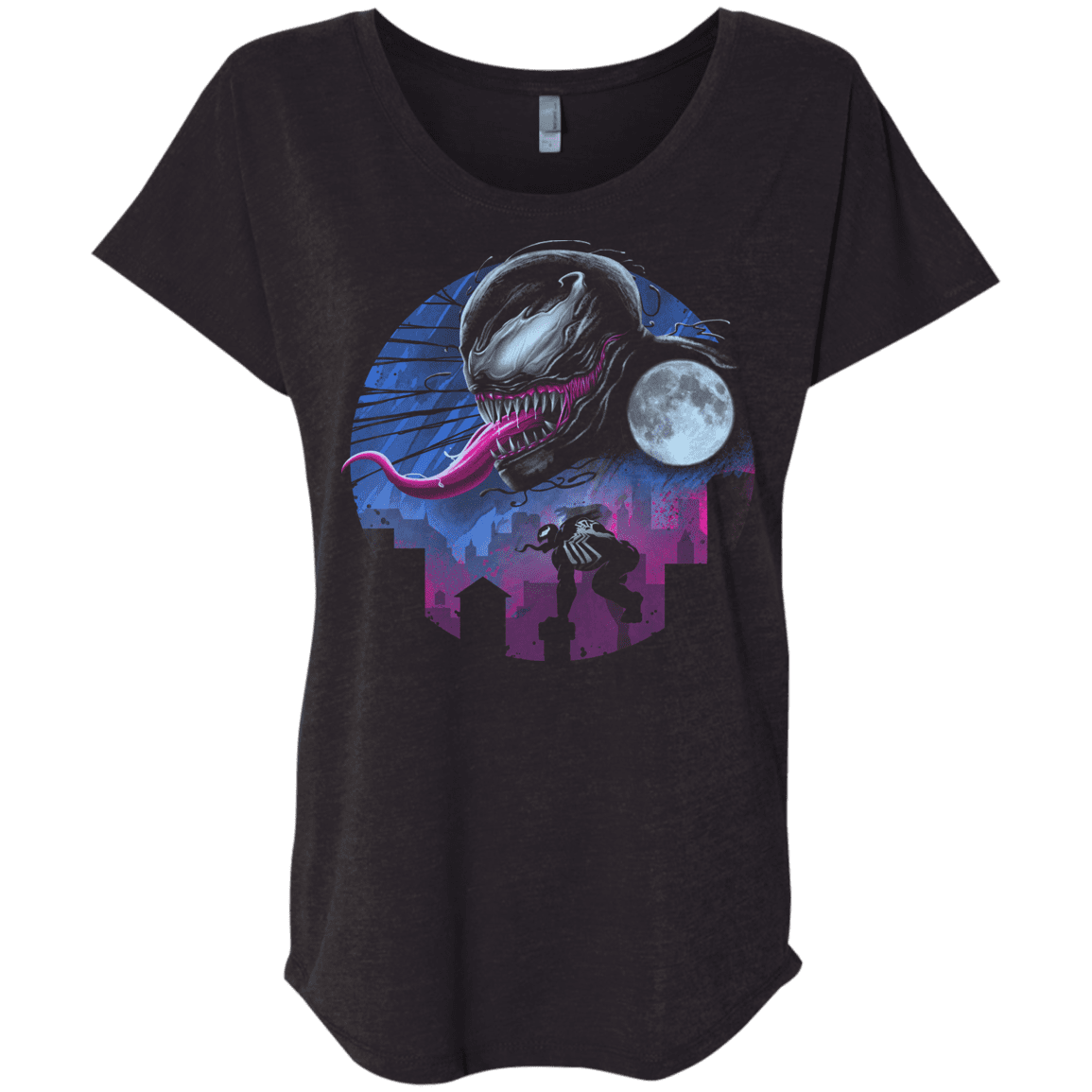 T-Shirts Vintage Black / X-Small The Symbiote Story Triblend Dolman Sleeve