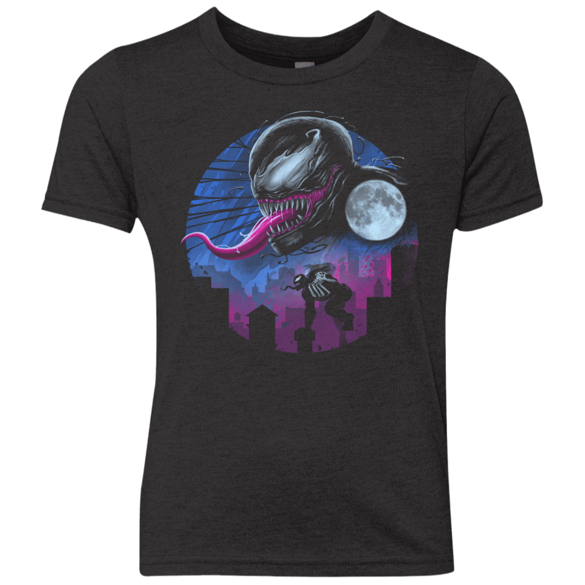 T-Shirts Vintage Black / YXS The Symbiote Story Youth Triblend T-Shirt