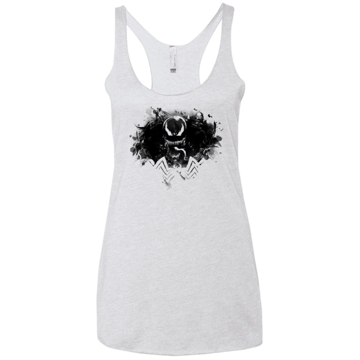 T-Shirts Heather White / X-Small The Symbiote Women's Triblend Racerback Tank