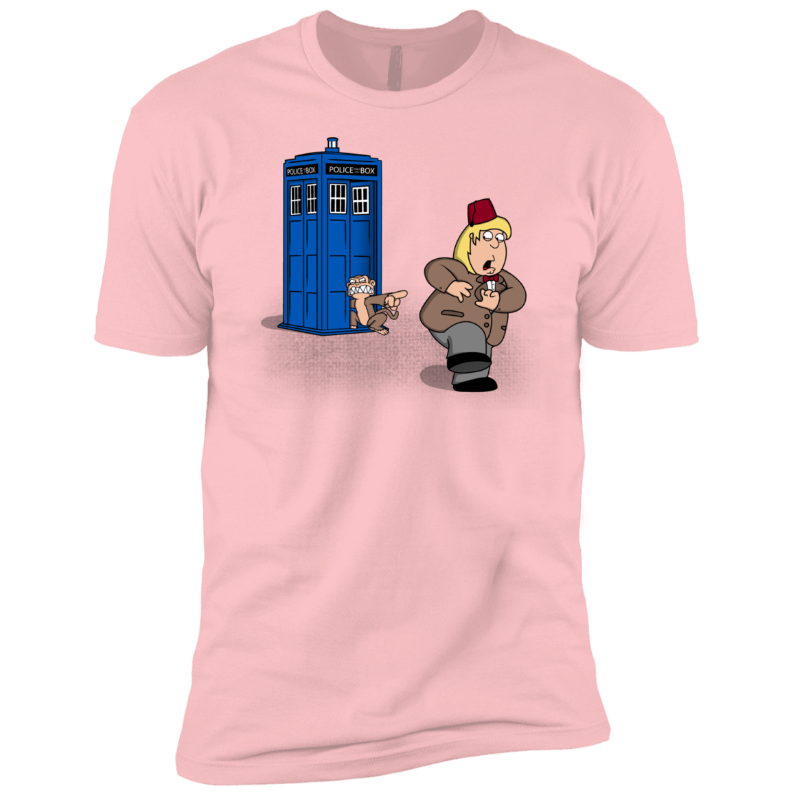 T-Shirts Light Pink / YXS The Tardis Monkey Boys Premium T-Shirt