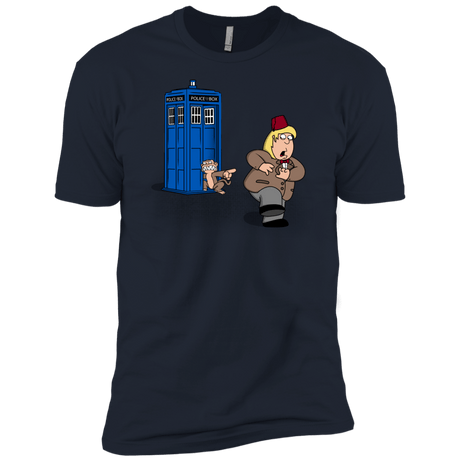 T-Shirts Midnight Navy / YXS The Tardis Monkey Boys Premium T-Shirt