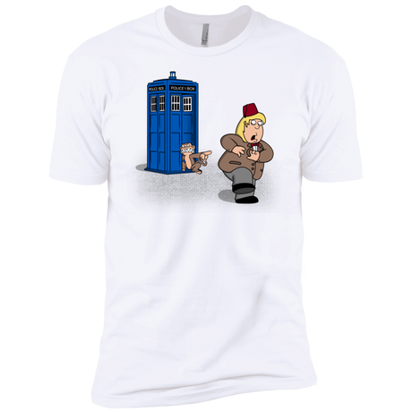 T-Shirts White / YXS The Tardis Monkey Boys Premium T-Shirt