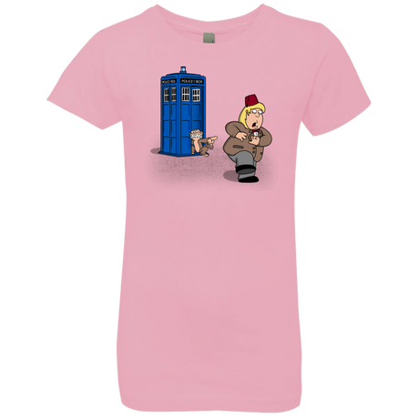 T-Shirts Light Pink / YXS The Tardis Monkey Girls Premium T-Shirt