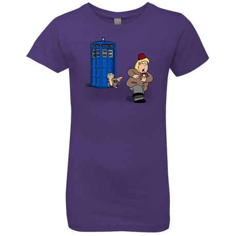 T-Shirts Purple Rush / YXS The Tardis Monkey Girls Premium T-Shirt