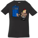 T-Shirts Black / 6 Months The Tardis Monkey Infant Premium T-Shirt