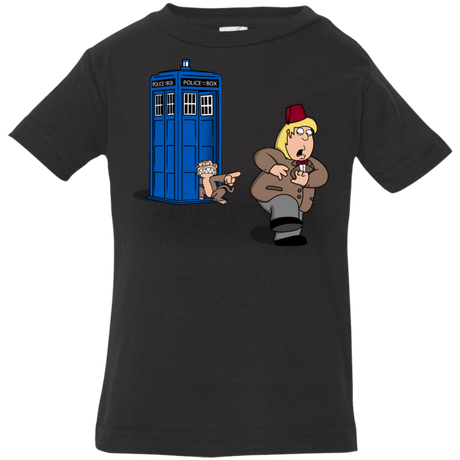 T-Shirts Black / 6 Months The Tardis Monkey Infant Premium T-Shirt