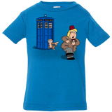 T-Shirts Cobalt / 6 Months The Tardis Monkey Infant Premium T-Shirt