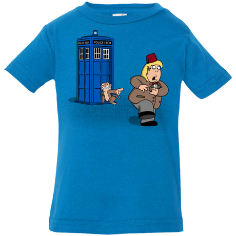 T-Shirts Cobalt / 6 Months The Tardis Monkey Infant Premium T-Shirt