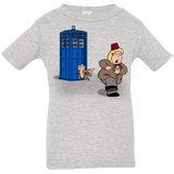 T-Shirts Heather Grey / 6 Months The Tardis Monkey Infant Premium T-Shirt