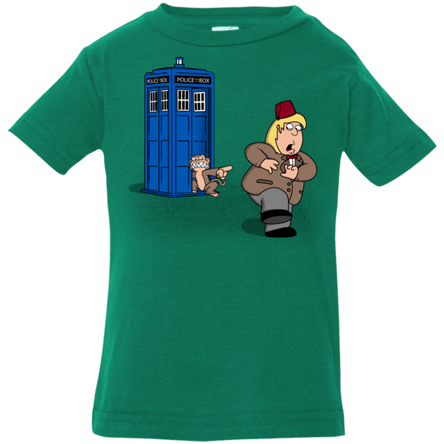 T-Shirts Kelly / 6 Months The Tardis Monkey Infant Premium T-Shirt