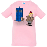 T-Shirts Pink / 6 Months The Tardis Monkey Infant Premium T-Shirt