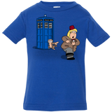 T-Shirts Royal / 6 Months The Tardis Monkey Infant Premium T-Shirt