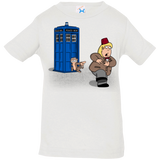 T-Shirts White / 6 Months The Tardis Monkey Infant Premium T-Shirt