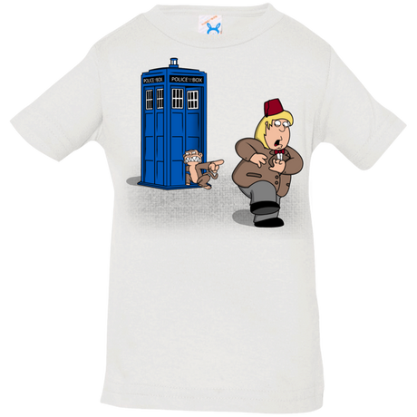 T-Shirts White / 6 Months The Tardis Monkey Infant Premium T-Shirt