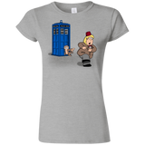 T-Shirts Sport Grey / S The Tardis Monkey Junior Slimmer-Fit T-Shirt