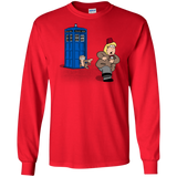 T-Shirts Red / S The Tardis Monkey Long Sleeve T-Shirt