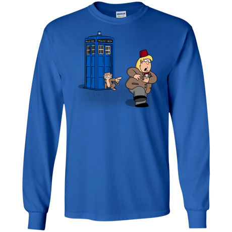 T-Shirts Royal / S The Tardis Monkey Long Sleeve T-Shirt