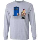 T-Shirts Sport Grey / S The Tardis Monkey Long Sleeve T-Shirt