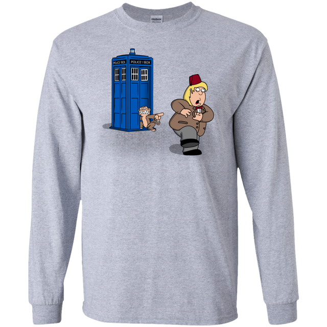 T-Shirts Sport Grey / S The Tardis Monkey Long Sleeve T-Shirt