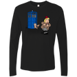 T-Shirts Black / S The Tardis Monkey Men's Premium Long Sleeve