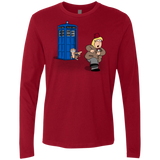 T-Shirts Cardinal / S The Tardis Monkey Men's Premium Long Sleeve