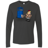 T-Shirts Heavy Metal / S The Tardis Monkey Men's Premium Long Sleeve