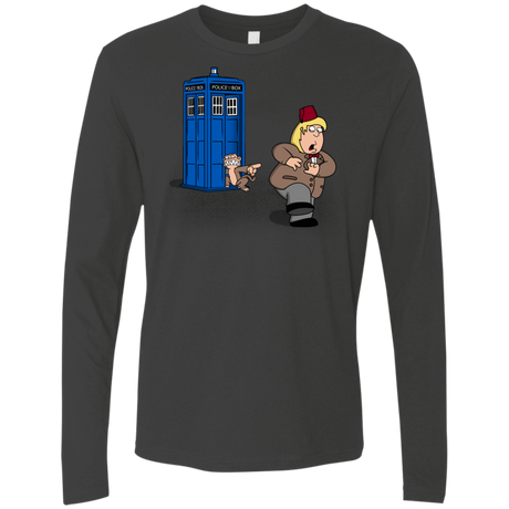 T-Shirts Heavy Metal / S The Tardis Monkey Men's Premium Long Sleeve