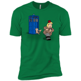 T-Shirts Kelly Green / X-Small The Tardis Monkey Men's Premium T-Shirt