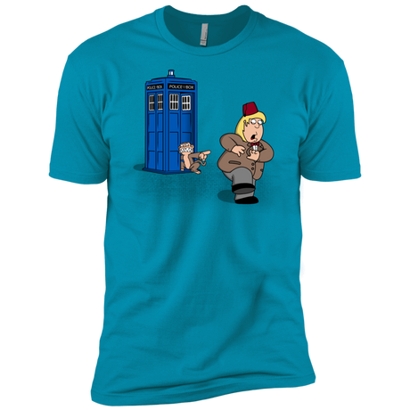 T-Shirts Turquoise / X-Small The Tardis Monkey Men's Premium T-Shirt