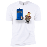 T-Shirts White / X-Small The Tardis Monkey Men's Premium T-Shirt